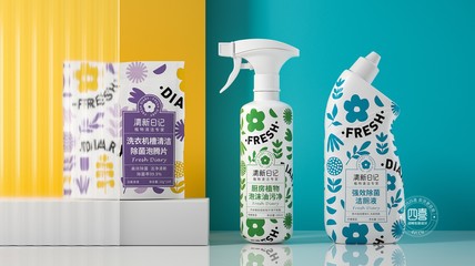 清新日记 日化用品包装设计中的自然美学